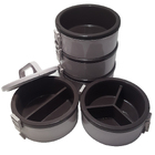 Conjunto 5 Marmitas Térmica Plástica Termopratos 1,5l Tekcor