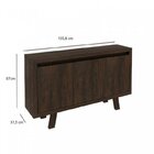 Conjunto 5 Peças Com Escrivaninha, Gaveteiro, Armário Multius