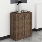 Conjunto 5 Peças Com Mesa Para Escritório, Armário Baixo, Alt