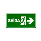 Conjunto 5 Placas de Sinalização Indicativa Direção de Rota S