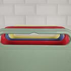 Conjunto 5 Tábuas De Corte Com Suporte Para Cozinha Coloridas