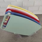 Conjunto 5 Tábuas De Corte Com Suporte Para Cozinha Coloridas