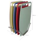 Conjunto 5 Tábuas De Corte Com Suporte Para Cozinha Coloridas