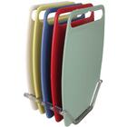 Conjunto 5 Tábuas De Corte Com Suporte Para Cozinha Coloridas