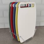 Conjunto 5 Tábuas De Corte Com Suporte Para Cozinha Coloridas