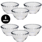 Conjunto 6 Bowl Cristal Perola 500ml Class Home