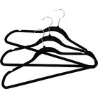 Conjunto 6 Cabides Aveludado Preto