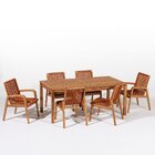 Conjunto 6 Cadeiras 1 Mesa 180cm - Varanda Coberta/área Gourm