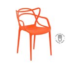 Conjunto 6 Cadeiras Allegra Laranja