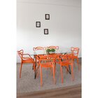 Conjunto 6 Cadeiras Allegra Laranja