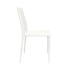 Conjunto 6 Cadeiras Amanda Pvc Branco