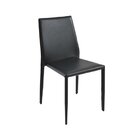 Conjunto 6 Cadeiras Amanda Pvc Preto