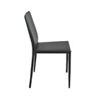 Conjunto 6 Cadeiras Amanda Pvc Preto