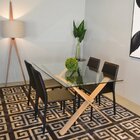 Conjunto 6 Cadeiras Amanda Pvc Preto