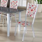 Conjunto 6 Cadeiras Ametista em Tecido Tubulares Gol Jasmin /