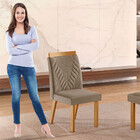 Conjunto 6 Cadeiras Áustria Estofada L J Móveis