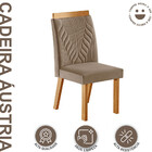 Conjunto 6 Cadeiras Áustria Estofada L J Móveis