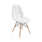 Conjunto 6 Cadeiras Botone Eiffel  Branco