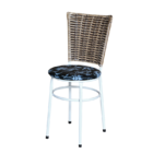 Conjunto 6 Cadeiras Branca Para Cozinha Hawai Cappuccino Com