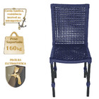 Conjunto 6 Cadeiras Cannes Corda Náutica E Mesa Retangular Ri