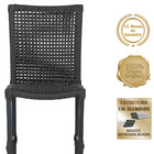 Conjunto 6 Cadeiras Cannes Corda Náutica E Mesa Retangular Ri