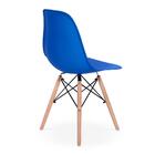 Conjunto 6 Cadeiras Charles Eames Eiffel Wood Base Madeira -
