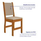 Conjunto 6 Cadeiras Clara Poliman Móveis