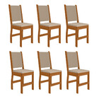 Conjunto 6 Cadeiras Clara Poliman Móveis