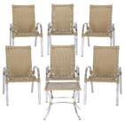 Conjunto 6 Cadeiras Colombia 1 Mesa Baixa Colombia Para Área