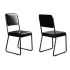 Conjunto 6 Cadeiras De Jantar Next Tecido Corriente Est.preta