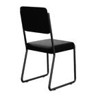 Conjunto 6 Cadeiras De Jantar Next Tecido Corriente Est.preta