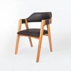 Conjunto 6 Cadeiras De Madeira De Eucalipto Courino Durango D