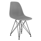 Conjunto 6 Cadeiras Eames Pp Verde Tiffany Eiffel Cromada