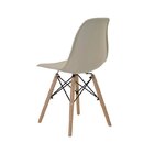 Conjunto 6 Cadeiras Eiffel Pp Base Madeira Nude