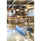 Conjunto 6 Cadeiras Eiffel Pp Base Madeira Nude