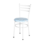 Conjunto 6 Cadeiras Epoxi Branca Para Cozinha Com Assento Per