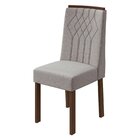 Conjunto 6 Cadeiras Exclusive Móveis Lopas Imbuia Clean/linho