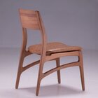 Conjunto 6 Cadeiras Madeira Maciça Alento Champagne/castanho