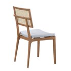 Conjunto 6 Cadeiras Madeira Maciça Esparta Encosto Tela Assen