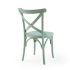 Conjunto 6 Cadeiras Madeira Maciça Tauari Laqueado Cross X Te