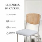 Conjunto 6 Cadeiras Para Sala De Jantar Confort Cinza / Champ