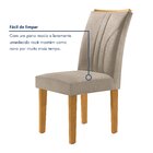 Conjunto 6 Cadeiras Para Sala De Jantar Laguna Espresso Móvei