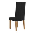 Conjunto 6 Cadeiras Para Sala De Jantar Nice Mel/preto