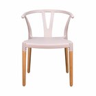 Conjunto 6 Cadeiras Polipropileno Wishbone Yescasa Nude