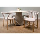 Conjunto 6 Cadeiras Polipropileno Wishbone Yescasa Nude