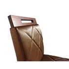 Conjunto 6 Cadeiras Poloux Dourado Em Auto Relevo Fino Móveis