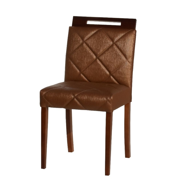 Conjunto 6 Cadeiras Poloux Dourado Em Auto Relevo Fino Móveis