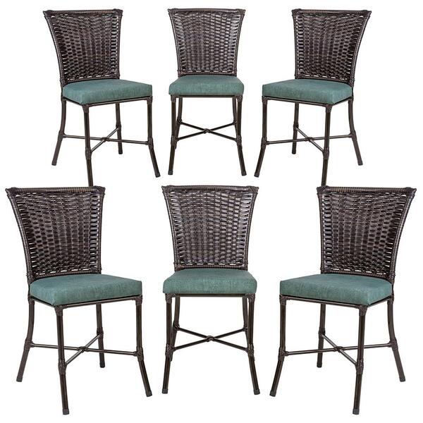 Conjunto 6 Cadeiras Turquia Pedra Ferro A09 Fibra Trama Fecha