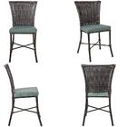 Conjunto 6 Cadeiras Turquia Pedra Ferro A09 Fibra Trama Fecha