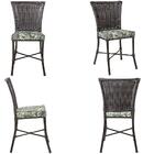 Conjunto 6 Cadeiras Turquia Pedra Ferro A28 Fibra Trama Fecha